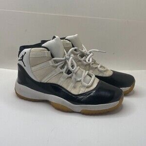 Men's Nike Air Jordan 11 Concord White Black Sz 9.5 Retro Patent Leather *ROUGH*